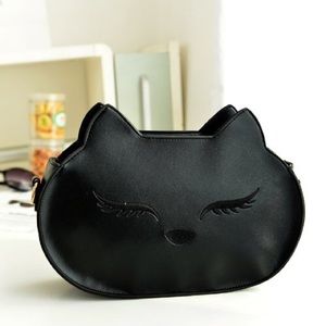 Cross body cat purse
